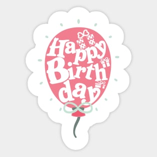 Happy Birthday Sticker